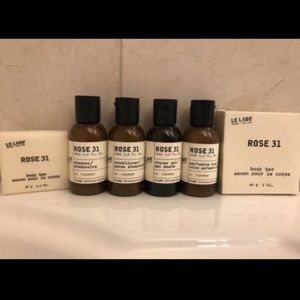 Le Labo Rose 31 6 piece travel kit